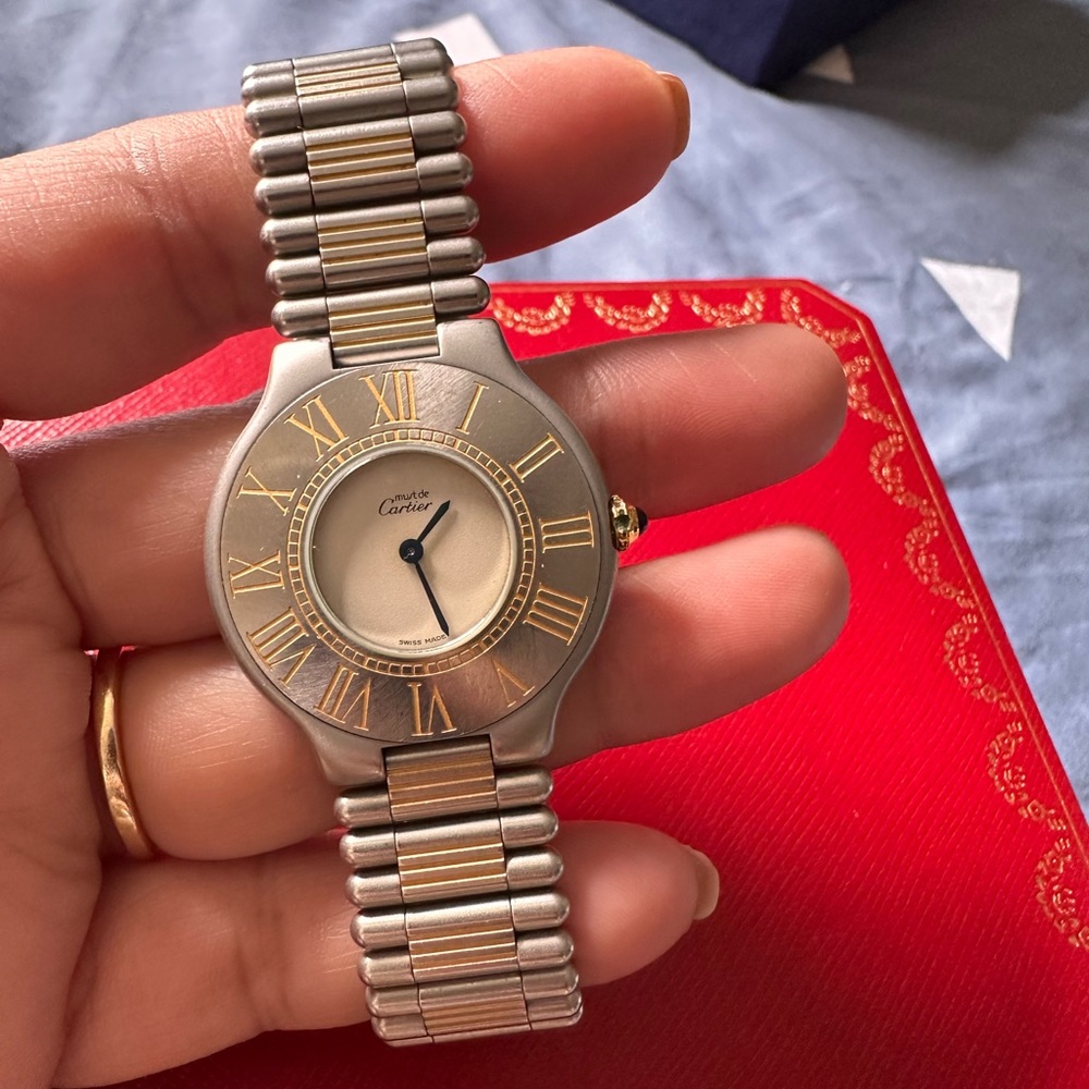 Vintage Must de Cartier 21 collection authentic with papers